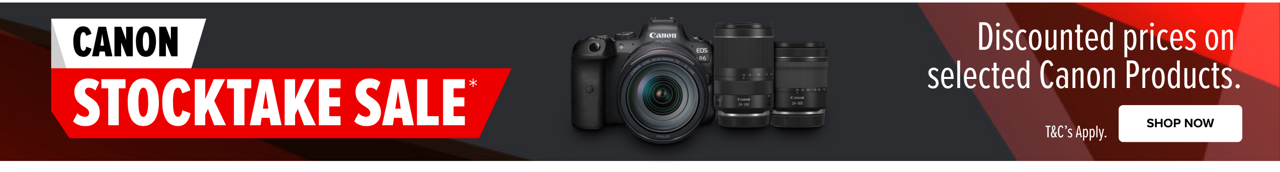 Canon Stocktake Sale September 2026